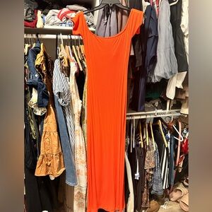 Skims size medium orange dress